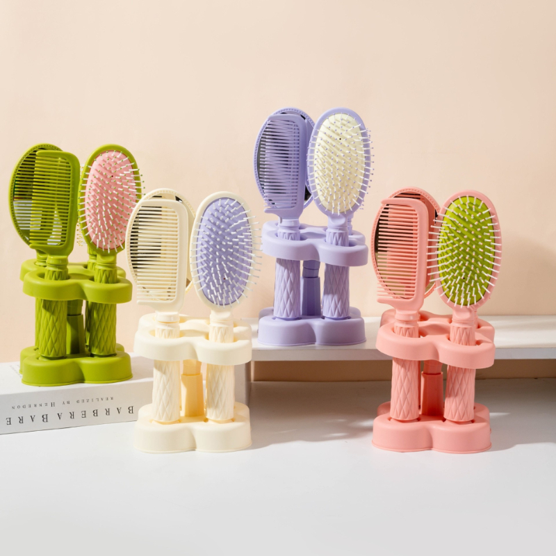 Hair Care High End - Mirror Comb Four-piece Set with Base,