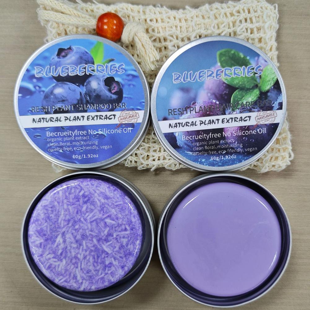 Hair Care Tonic - Blueberry Shampoo Soap Handmade Solid Shampoo