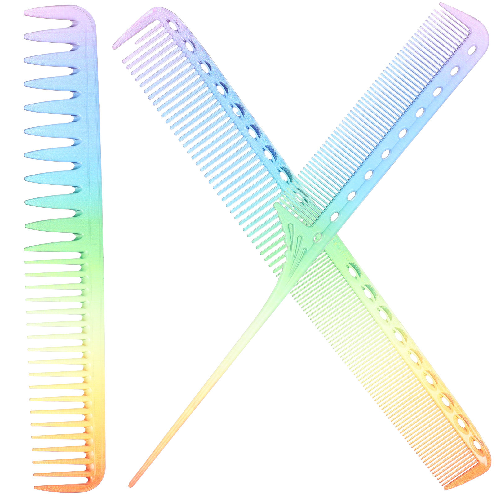 Hair Care In Salon - 3Pcs Barber Comb Hairdressing Styling Comb