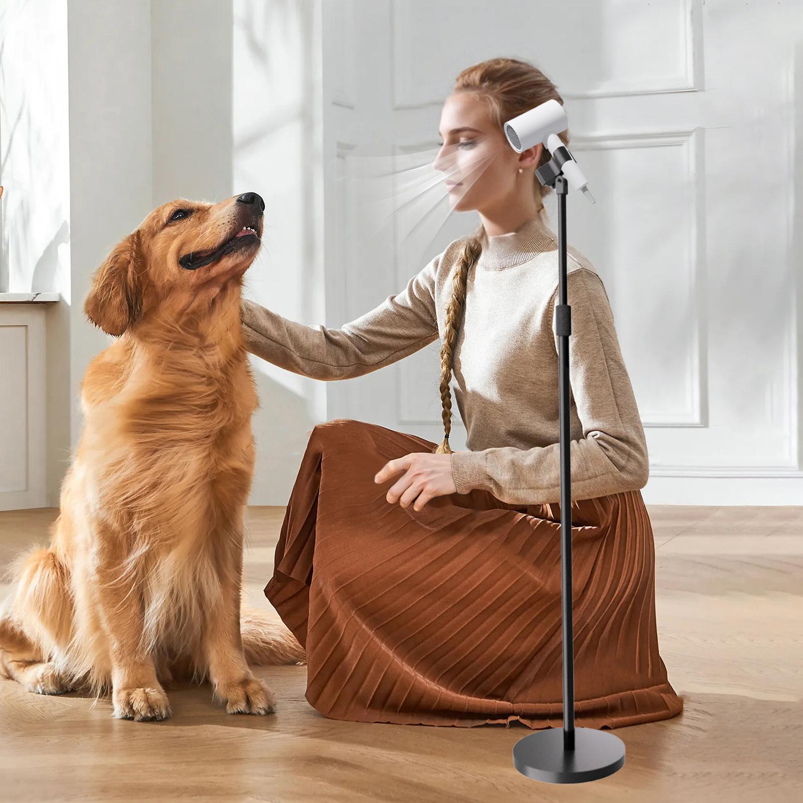 Hair Care In Salon - Stylish Hair Dryer Holder Adjustable Metal