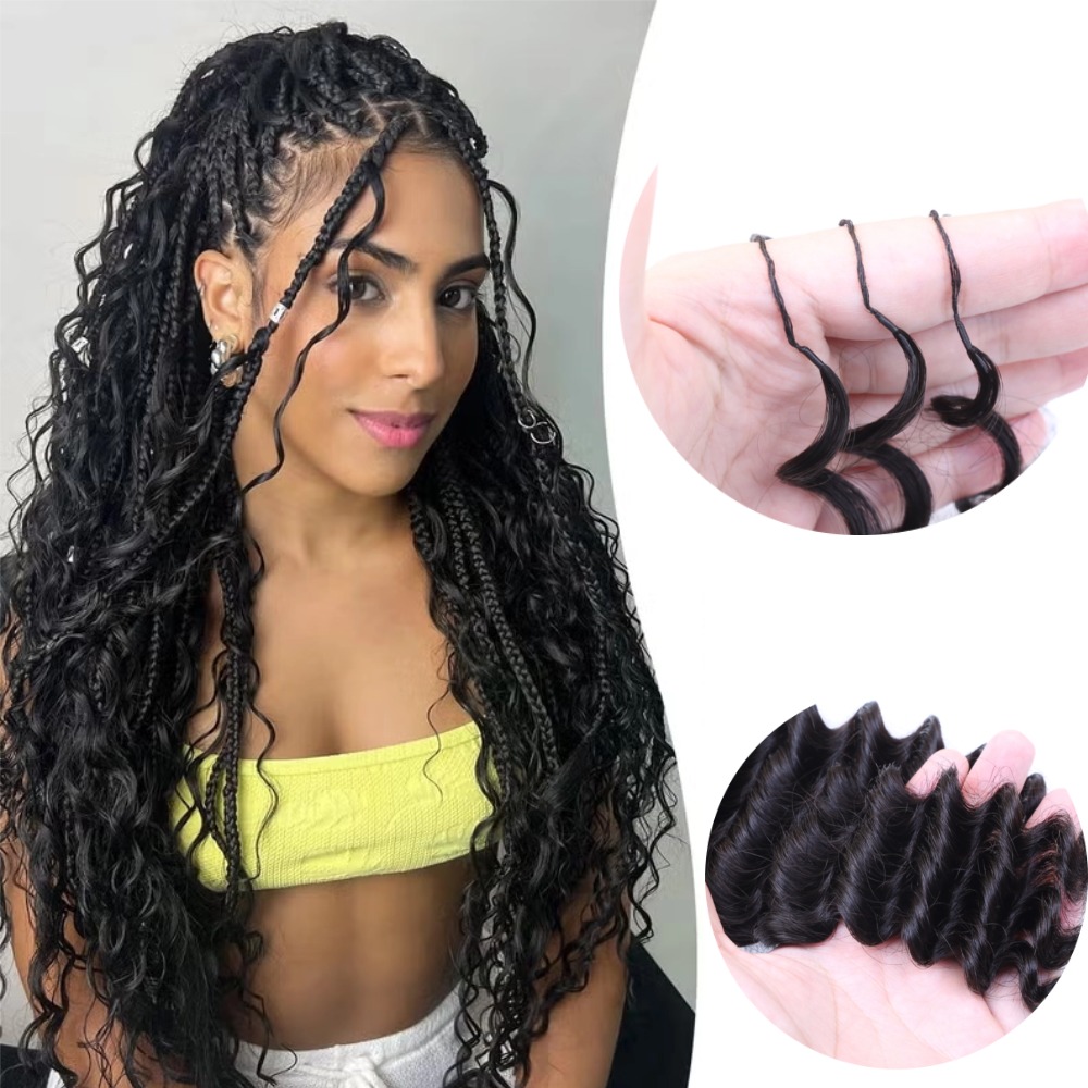 Hair Care For Wavy Hair - 100% Human Hair Miracle Knots Pre-looped