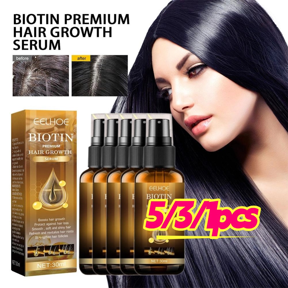 Hair Care Herbal - 5/3/1pcs Biotin Fast Hair Growth Products
