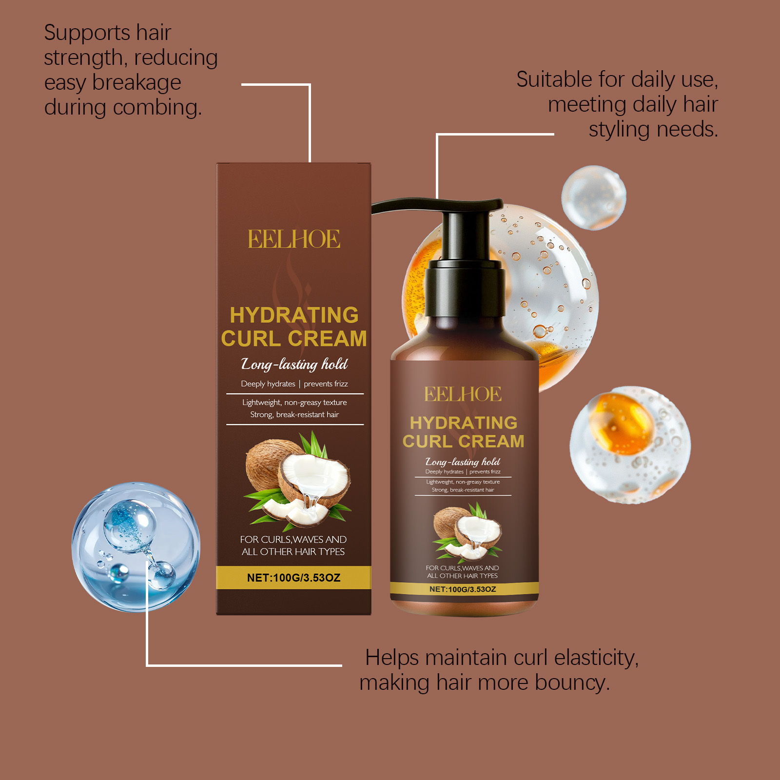 Curl Styling Cream for Wavy an - огляд і ціна Hair Care For Wavy Hair