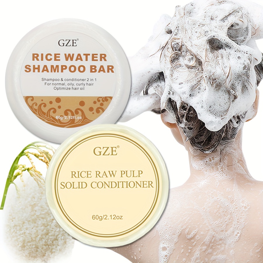 GZE Rice Water Shampoo Bar Soa - огляд і ціна Hair Care Treatment