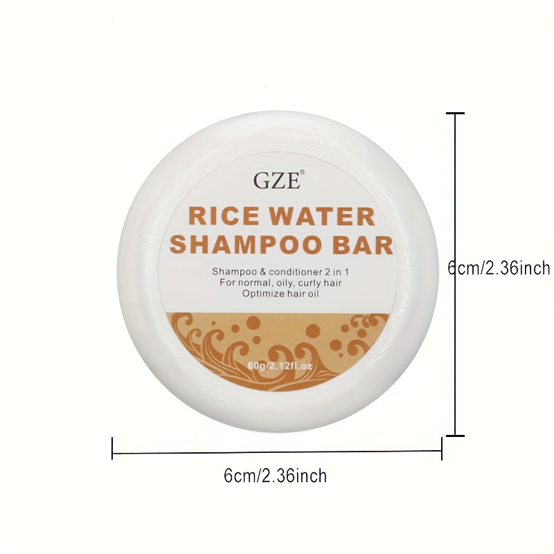 GZE Rice Water Shampoo Bar Soa - огляд і ціна Hair Care Treatment