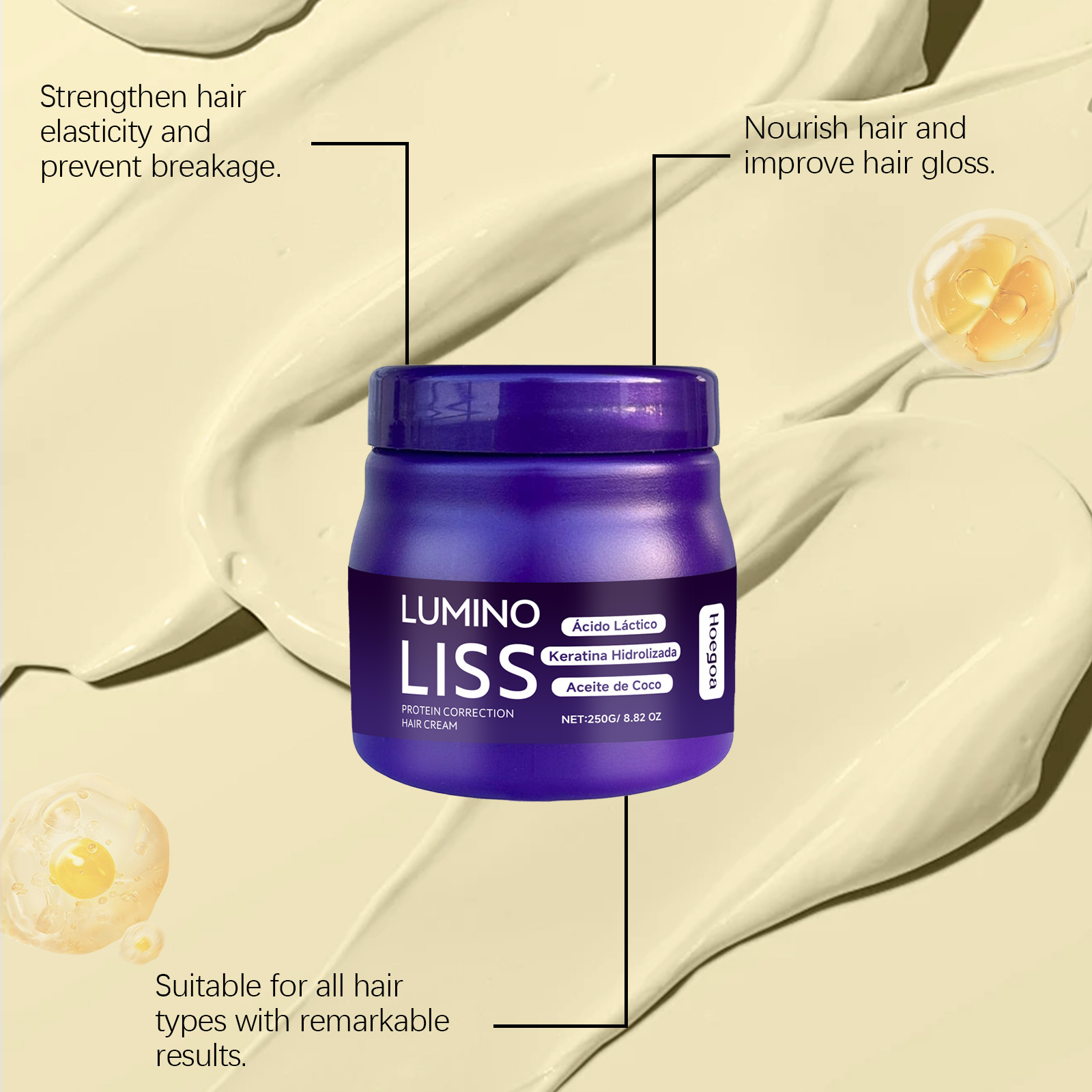 Protein Correction Hair Cream  - огляд і ціна Deep Conditioner Mask