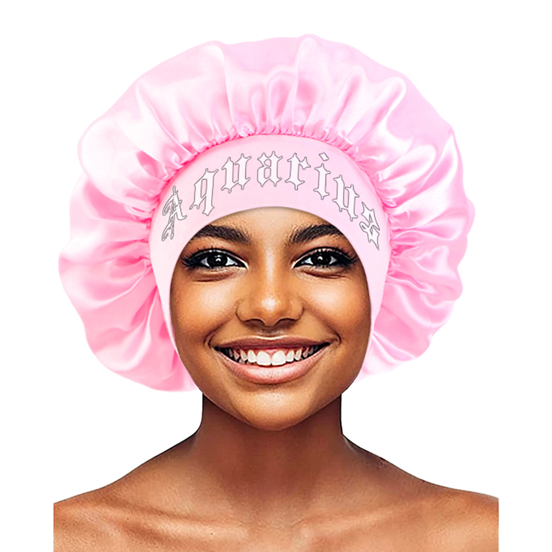 New 12 Zodiac Solid Color Slee - огляд і ціна Satin Hair Bonnet