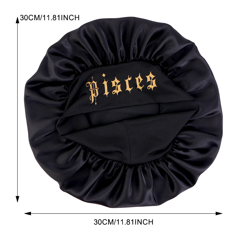 New 12 Zodiac Solid Color Slee - огляд і ціна Satin Hair Bonnet