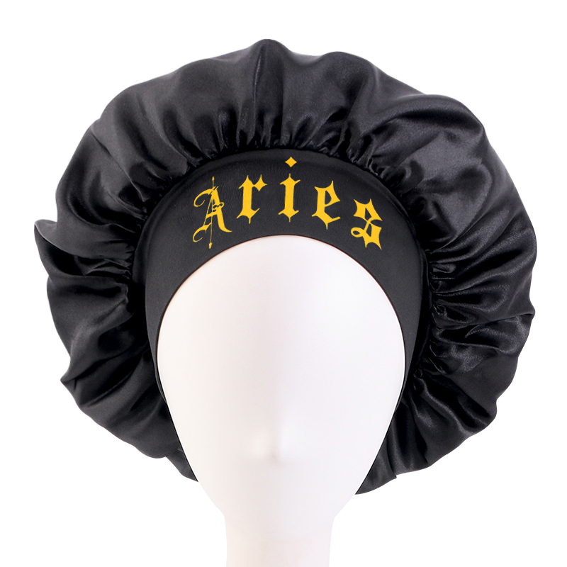 New 12 Zodiac Solid Color Slee - огляд і ціна Satin Hair Bonnet