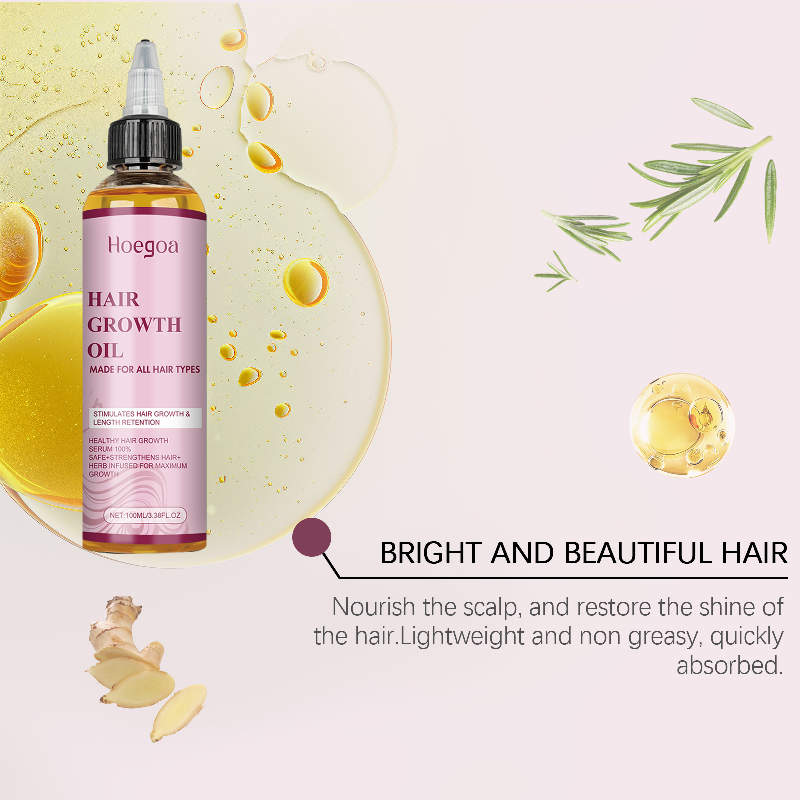 Hair Growth Oil Repair Split E - огляд і ціна Hair Care Treatment