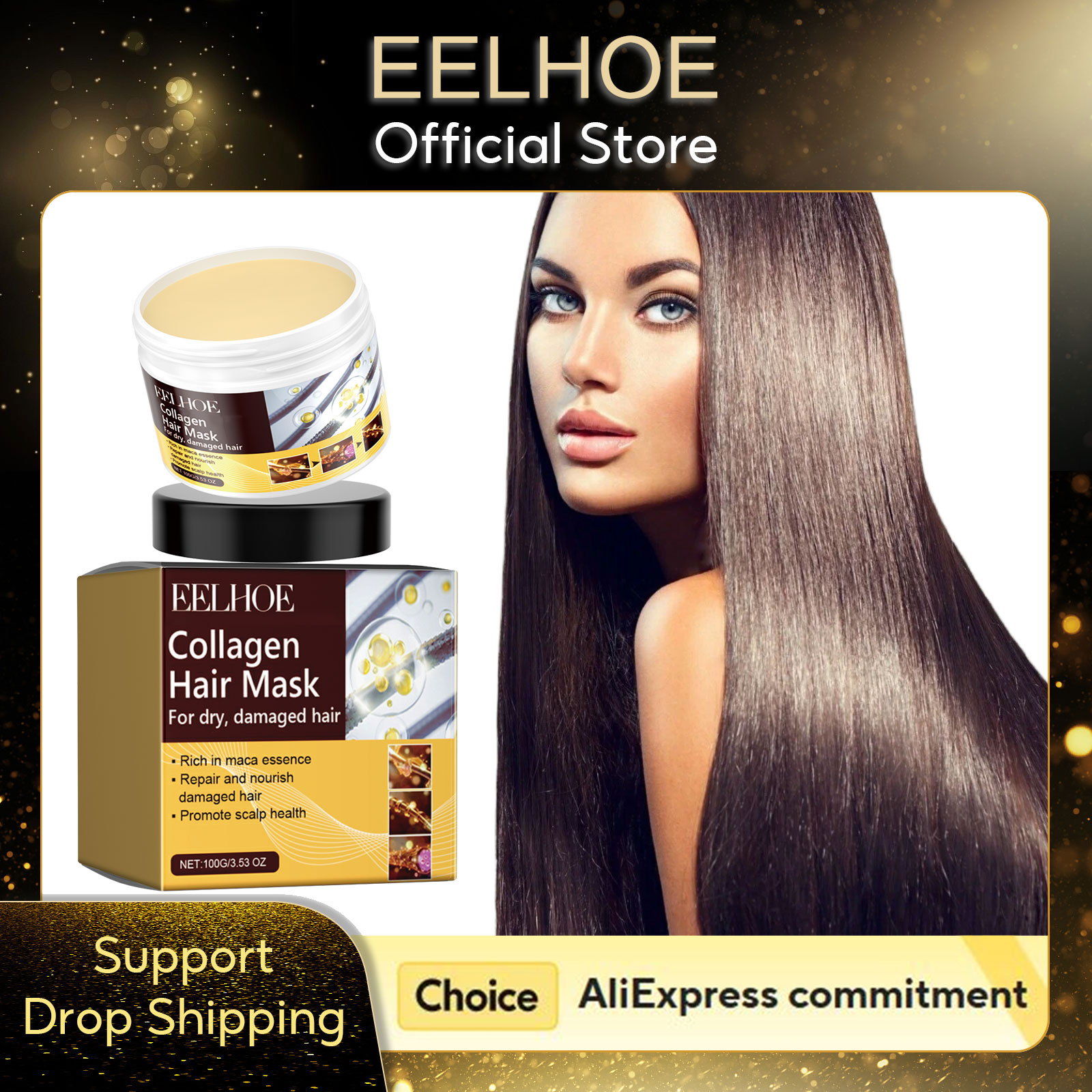 EELHOE Collagen Hair Mask Anti - огляд і ціна Deep Conditioner Mask