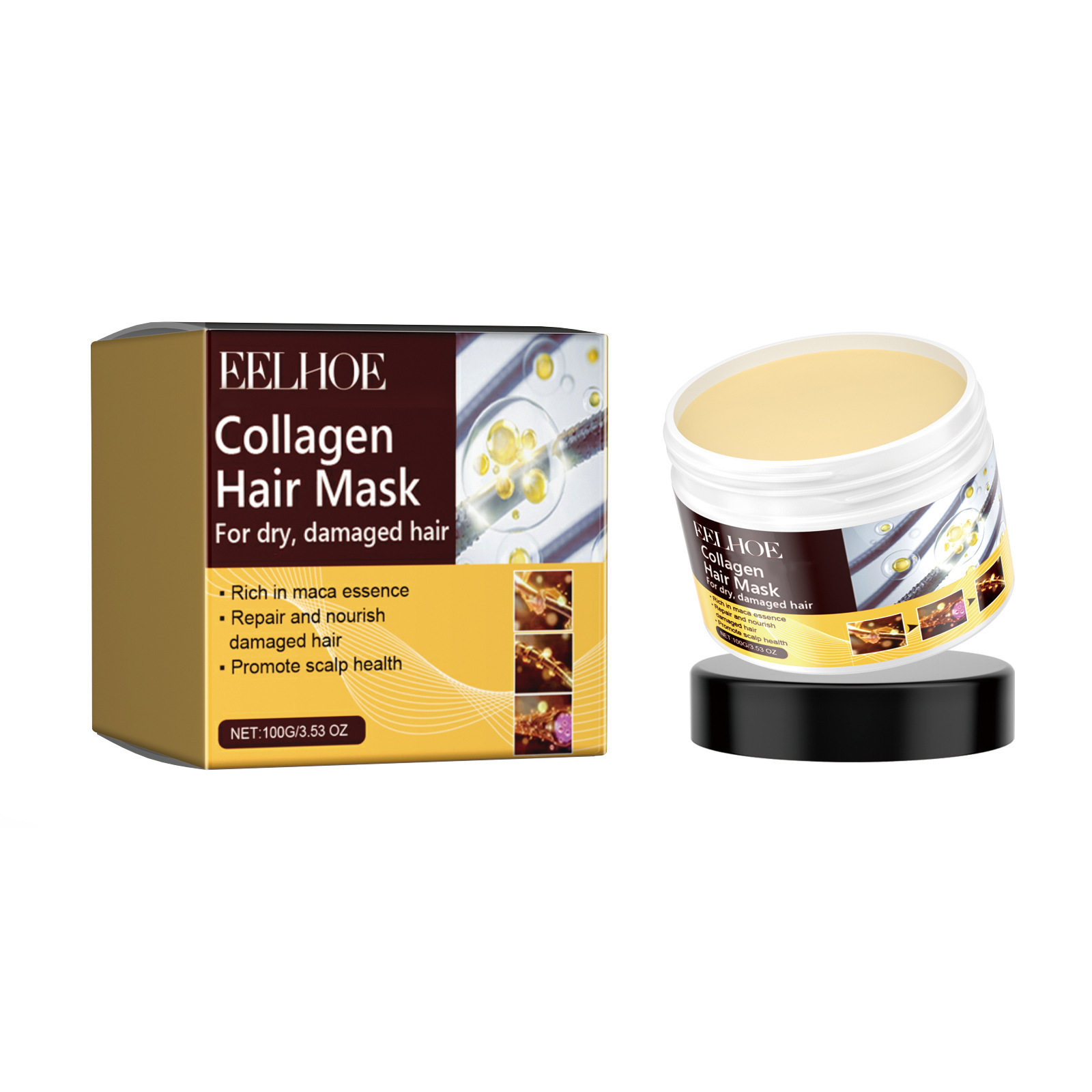 EELHOE Collagen Hair Mask Anti - огляд і ціна Deep Conditioner Mask