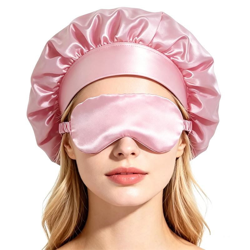  Satin Bonnet Sleep Eye Mask  - огляд і ціна Satin Hair Bonnet