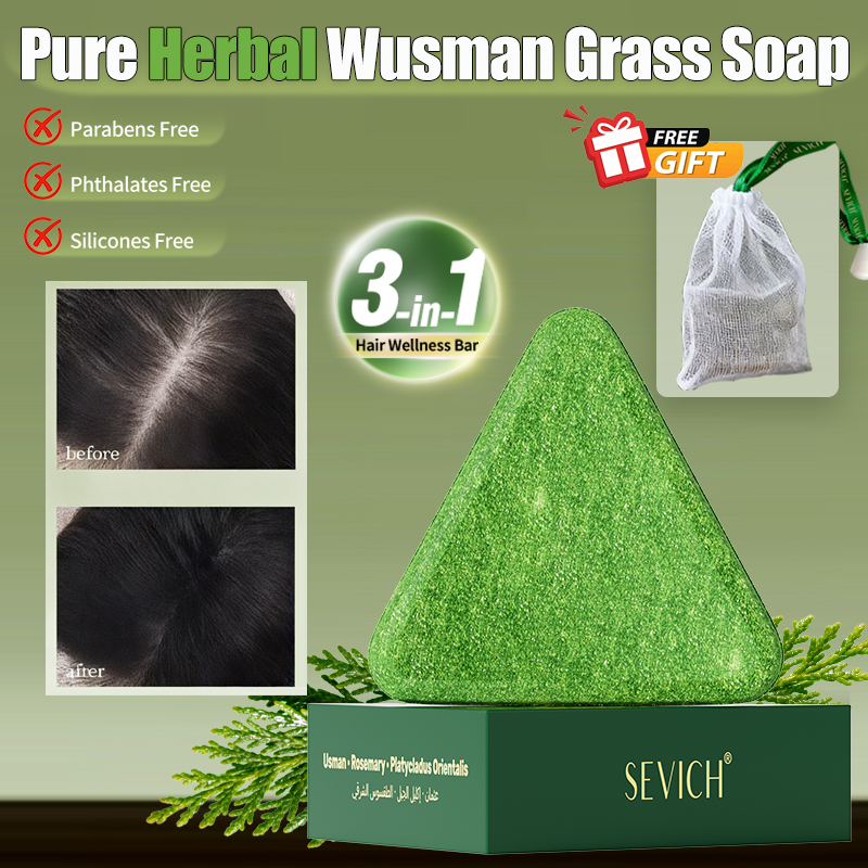 Natural Hair Growth Set Usman  - огляд і ціна Hair Care Herbal