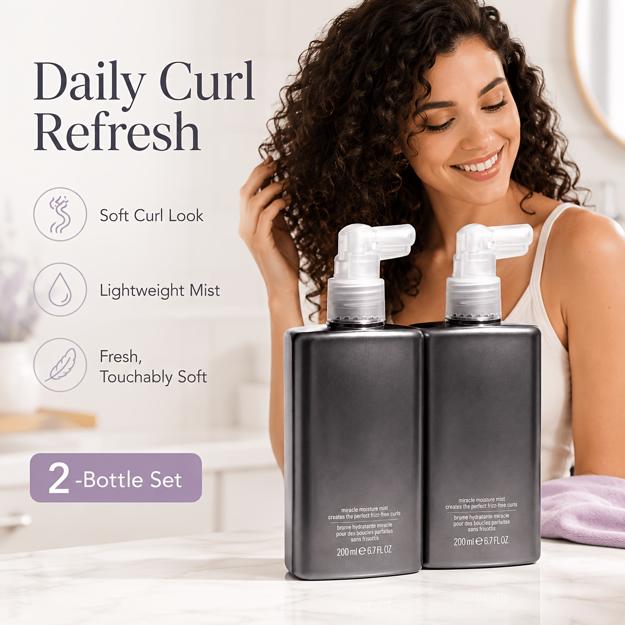 Curl Care Moisture Spray, Ligh - огляд і ціна Hair Care For Wavy Hair