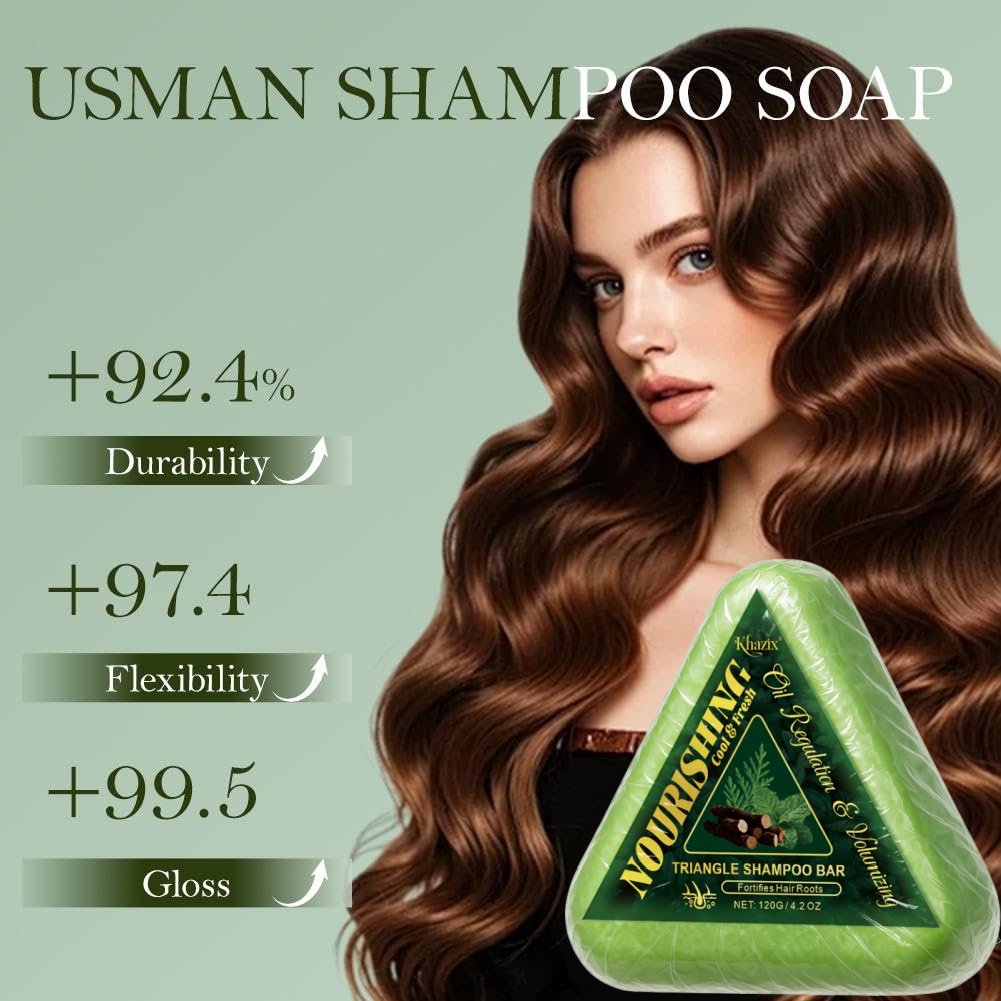 Green Triangle Soap Shampoo Ba - огляд і ціна Hair Care Herbal