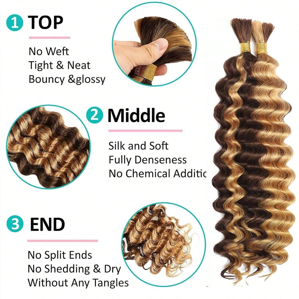 Human Braiding Hair 18 Inch 2  - огляд і ціна Hair Care For Wavy Hair