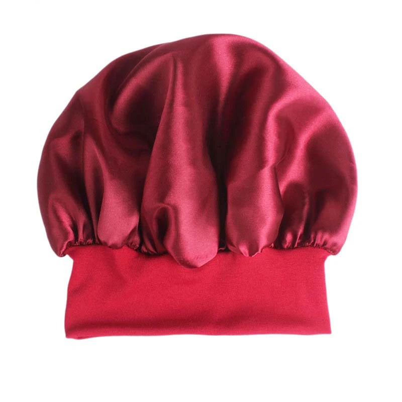 Solid Color Satin Nightcap Wom - огляд і ціна Satin Hair Bonnet
