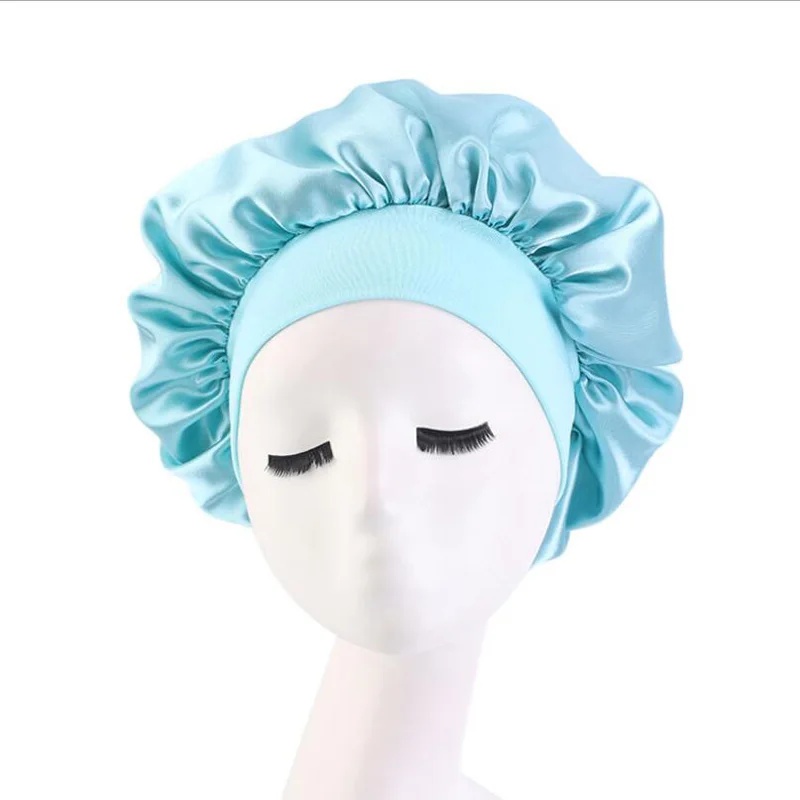 Solid Color Satin Nightcap Wom - огляд і ціна Satin Hair Bonnet