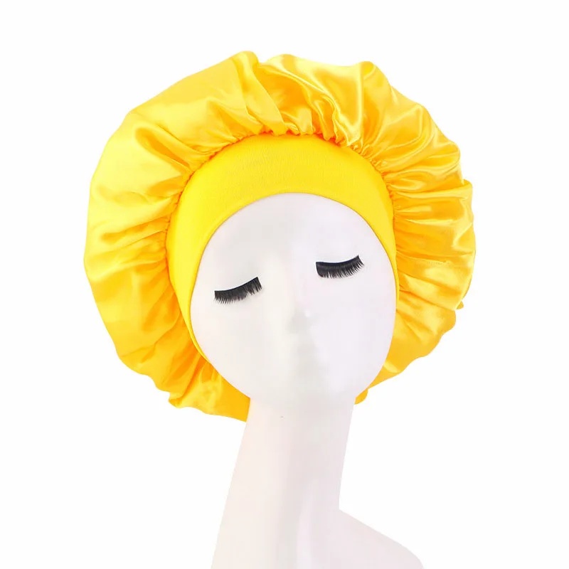 Solid Color Satin Nightcap Wom - огляд і ціна Satin Hair Bonnet