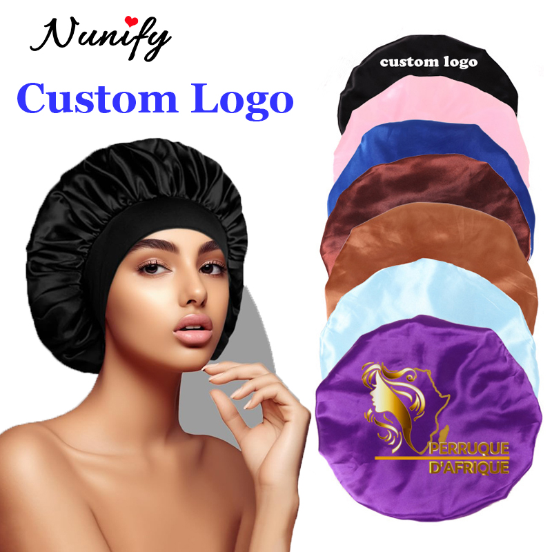10Pcs Custom Logo Satin Bonnet - огляд і ціна Satin Hair Bonnet