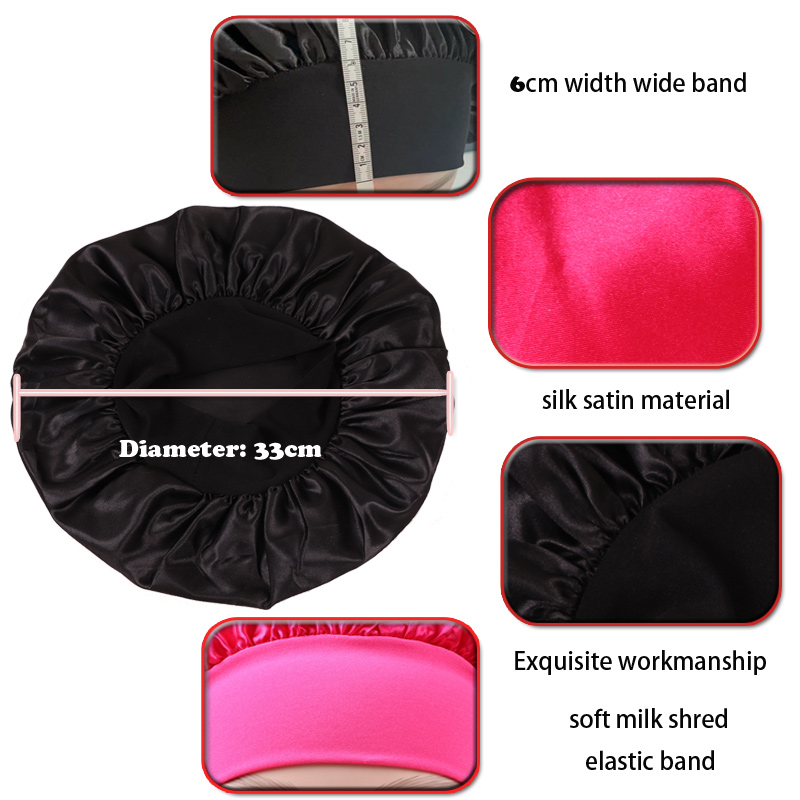10Pcs Custom Logo Satin Bonnet - огляд і ціна Satin Hair Bonnet