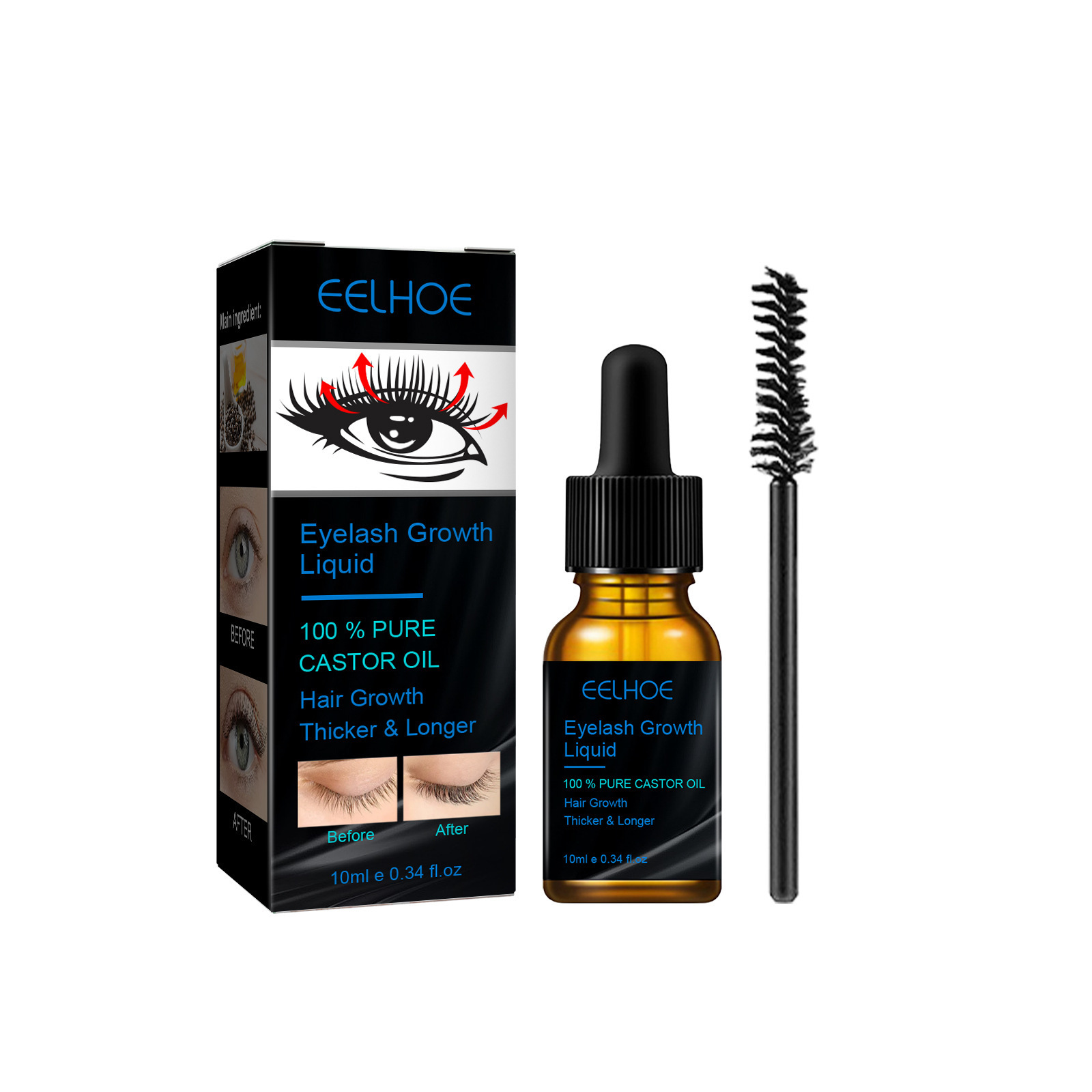 Castor Oil Eyelash Growth Seru - огляд і ціна Hair Care Tonic