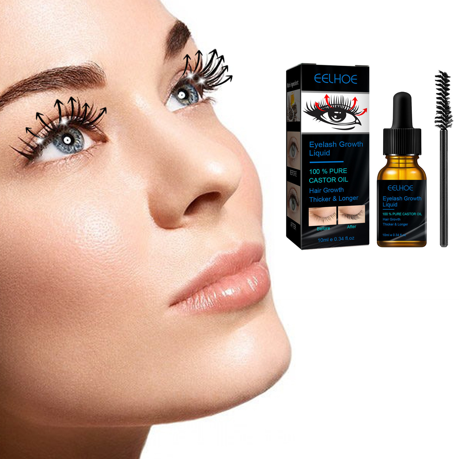 Castor Oil Eyelash Growth Seru - огляд і ціна Hair Care Tonic