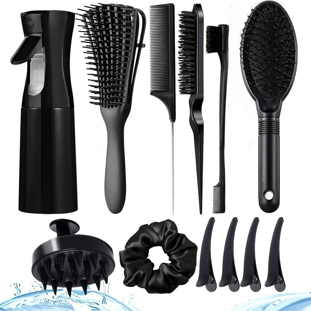 Detangling Brush Set with Spra - огляд і ціна Hair Care For Wavy Hair