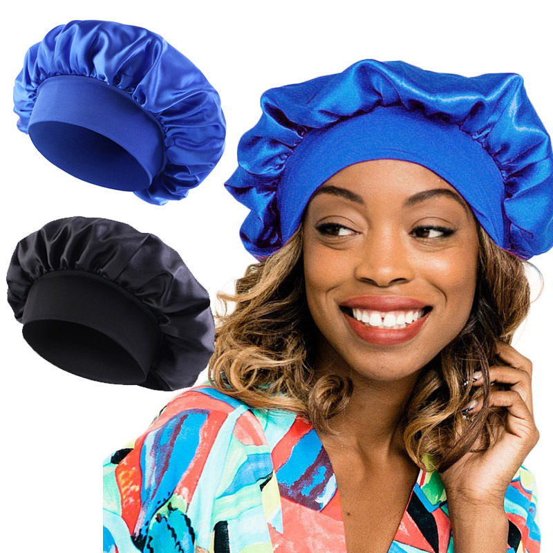 Silk Satin Bonnets Logo Print  - огляд і ціна Satin Hair Bonnet