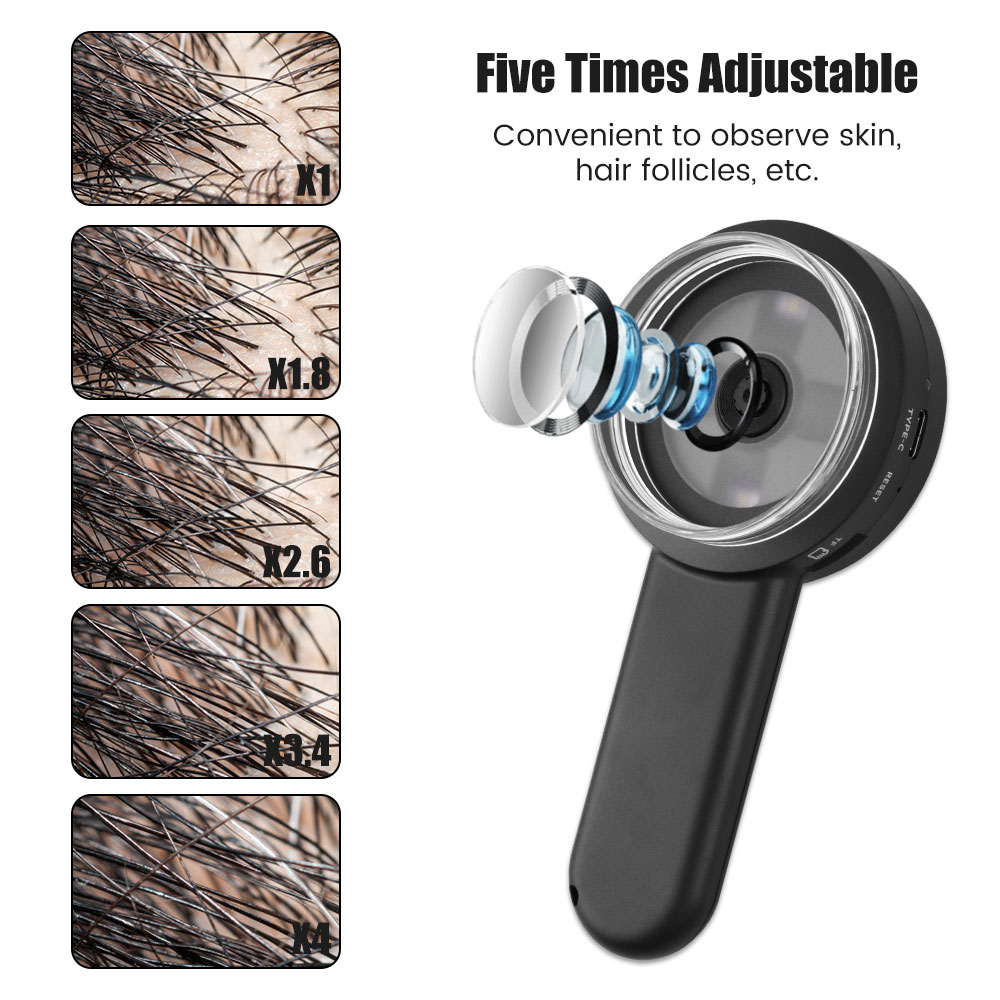Handheld Dermatoscope,100X Mag - огляд і ціна Hair Porosity Test